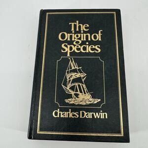 Charles Darwin The Origin Of Species 1979 Avenel Faux Leather Hardcover